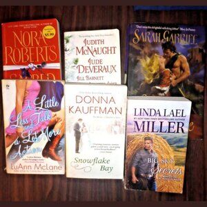 6 Romance Books Bundle | Mixed Authors | Hardcover & Paperback |
